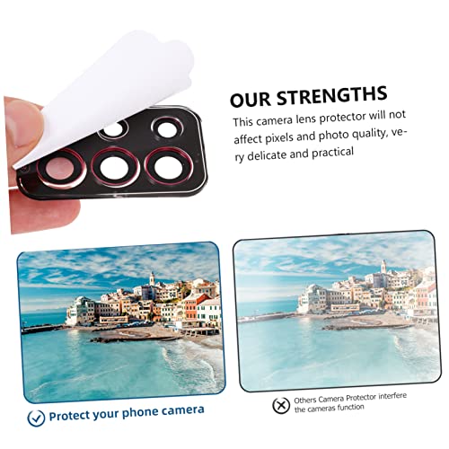 Veemoon Camera Lens Protector for Ultra Anti-scratch Lightweight Guard Compatible with Mobile Phone Cases High Transparency Raised Design for Maximum Protection