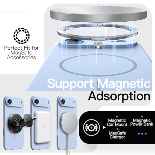 JETech Magnetic Slim Case for iPhone Air, Sky Blue - color: Sky Blue, size: iPhone Air