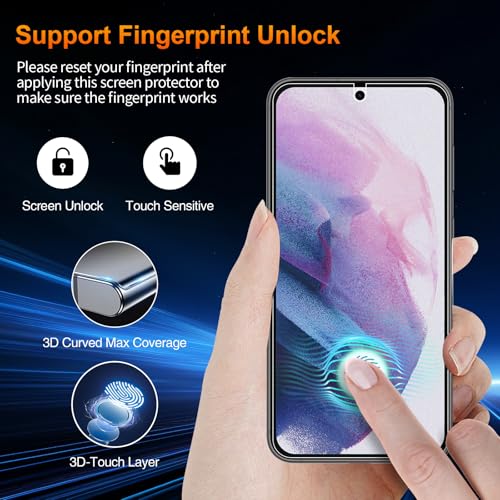 2 Pack for Samsung Galaxy S21 Plus Anti-Glare Matte Privacy Screen Protector 6.7 inch, Smooth and Responsive Touch Flexible EPU Film, [Support Fingerprint Unlock] [Self-Healing] [Not Glass] - size: Samsung Galaxy S21 Plus