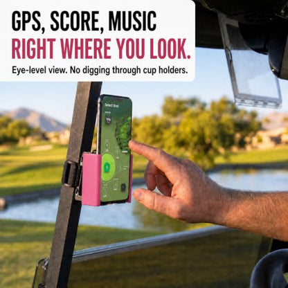 DESERT FOX GOLF - Phone Caddy - Pink - color: Pink