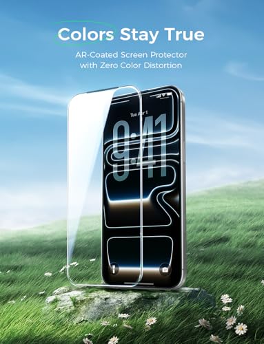 MAGIC JOHN Eye Protection for iPhone 17 Pro Tempered Glass Screen Protector - size: iPhone 17 Pro