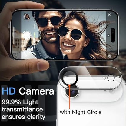 JETech Camera Lens Protector for iPhone Air, Clear, 3-Pack - size: iPhone Air