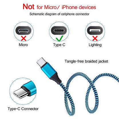 USB Wall Charger Block Fast Charging Brick for Samsung Galaxy S26 S25 S24FE - color: Blue,Purple,Green
