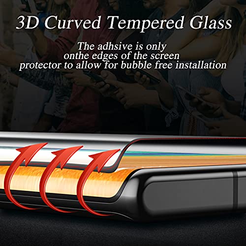 KAREEN for Samsung Galaxy Note 8 Screen Protector Tempered Glass Film | 3D Full Coverage, 9H Hardness, Anti Scratch, 2 Pack - size: Galaxy Note 8 6.3-inch