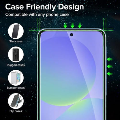 ivoler Screen Protector for Samsung Galaxy A57 5G Tempered Glass 3-Pack - size: Samsung Galaxy A57 6.7"