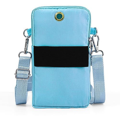 BIAOTIE Lightweight Small Crossbody bags Cell Phone Purses Travel Pouch Shoulder Bag for Women - color: Blue