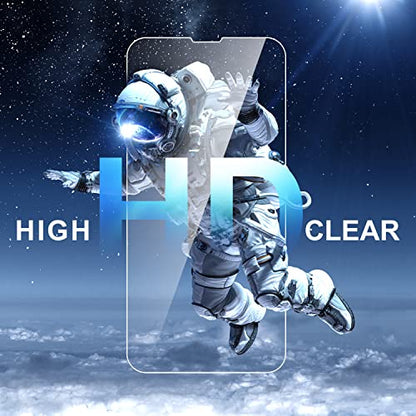 ImpactStrong 3-Pack Shatterproof Tempered Glass Screen Protector for iPhone 16e/iPhone 14/iPhone 13/iPhone 13 Pro [Easy Installation Frame] [Bubble Free] [9H Hardness] [Full Coverage] Case Friendly - size: iPhone 16e/14/13/13 Pro