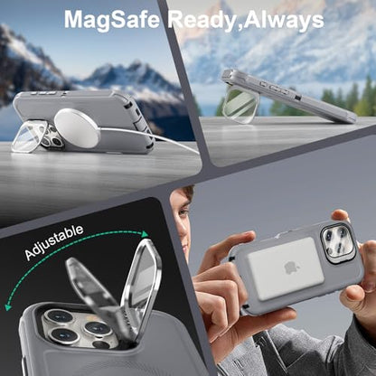 Follaroma for iPhone 16 Pro Case,Magnetic,Heavy Duty Case,6.3'', Grey - color: Grey, size: iPhone 16 Pro 6.3''