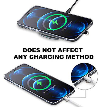 COCASES Phone Tether Tab, Phone Lanyard Strap Tab, 2 Pack Black - color: Black