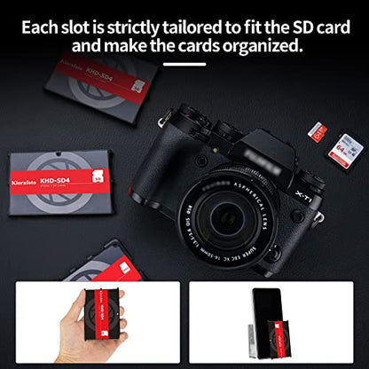 4 Slots Slim Credit Card Size SD SDXC SDHC Card Case Holder - color: For 4 SD