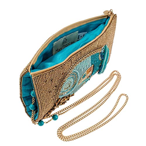Mary Frances Sail Away Beaded Crossbody Phone Bag, Multicolor