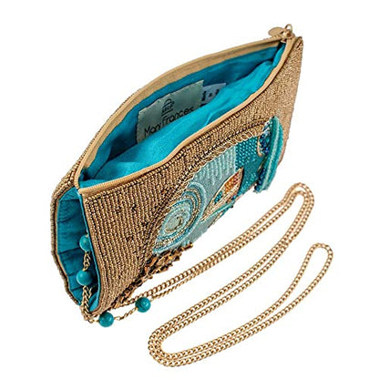 Mary Frances Sail Away Beaded Crossbody Phone Bag, Multicolor