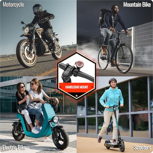 Bike Phone Mount,Aluminum Handlebar Out Front Bicycle Holder,Quick Lock - color: 【1st Gen】Handlebar Mount-Orange