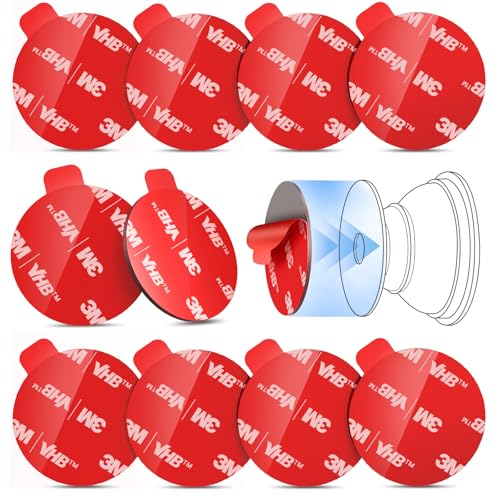 10 Pcs 35mm Sticky Pads for Pops Socket Base, Double-Sided Adhesive Tape
