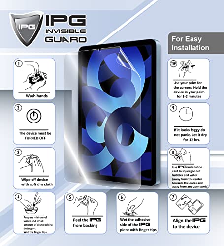 IPG for Joyusing Signature Pads MT510B (10.1 Inch), SP550 (5 Inch), SP610B (10.1 Inch) Display Touchscreen HydroGel Screen Protector Invisible Ultra HD Clear Film Anti Scratch Skin Guard - Smooth/Self-Healing/Bubble -Free (10.1 Inch - SP610B) - size: 10.1
