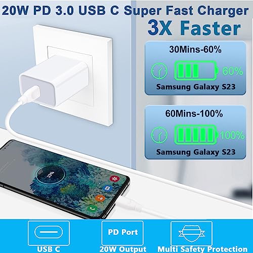 USB C Google Pixel 11 10 9 8 Fast Charger Block for Pixel 11 10a 10 9a 9 8a - color: White