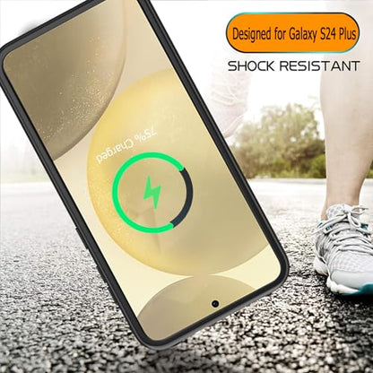 Battery Case for Galaxy S24 Plus,[12000mAh]Large capacity Slim Portable Protective Fast Charging Case Battery Case Compatible with Galaxy S24 Plus(6.7inch) Wireless Charging Case with Carplay-Black - size: Galaxy S24 Plus