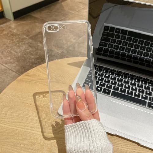 Clear Case for iPhone 7/8 case.Soft Phone Cover Slim Light Full Protection Shockproof (Clear, for iPhone 7/8) - size: for iphone 7/8