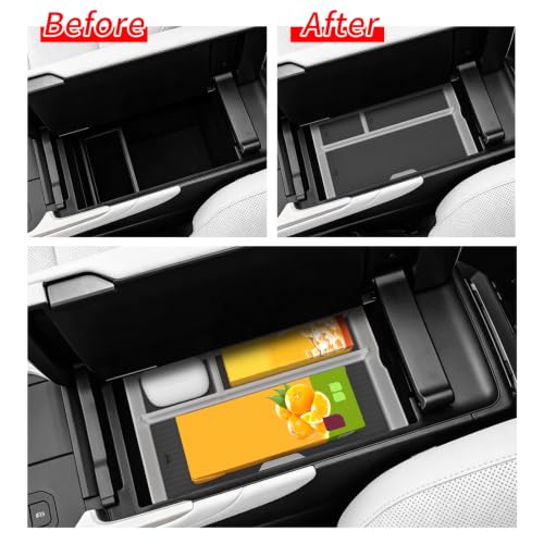 SMABEE Center Console Organizer for ES 350e/350h/500e 2026 Accessories - size: Armrest Storage Box