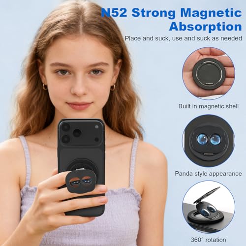 MagSafe Phone Grip, Black - color: Black