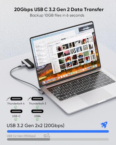 20Gbps Short USB C to USB C Cable 6 inch Right Angle USB C 3.2 Cable - size: 0.5FT