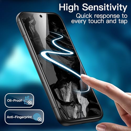 JETech Screen Protector for Google Pixel 8a, 2+2 Pack - size: Pixel 8a