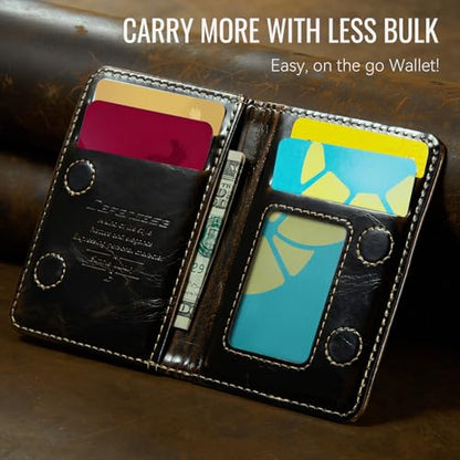 Defencase for Magsafe Wallet Magnetic Card Holder RFID Blocking, Coffee - color: Luxury Coffee