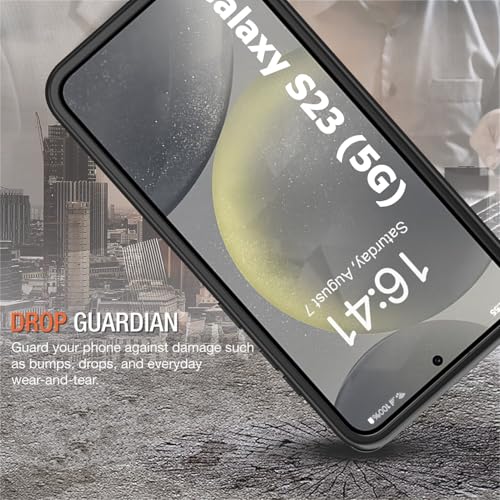 Battery Case for Galaxy S23, 10000mAh Portable Wireless Charging Case Supporting Carplay, Compatible with Galaxy S23 (6.1 inch) Rechargeable Extended Battery Charger (Black) - size: Galaxy S23