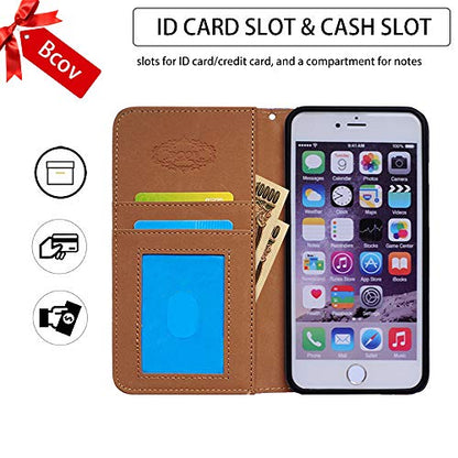 Bcov Case for Galaxy A54, Cute Dragonfly Leather Flip Phone Case Wallet Cover with Card Slot Holder Kickstand for Samsung Galaxy A54 5G - color: Cute Dragonfly