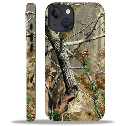 Case for iPhone 13 14, Dual Layer Phone Cover, Real Jungle Camo | Shockproof Hybrid Phone Case, Soft TPU and Hard PC, Durable Anti-Scratch Protection - color: Real Jungle Camo, size: Iphone 13/14