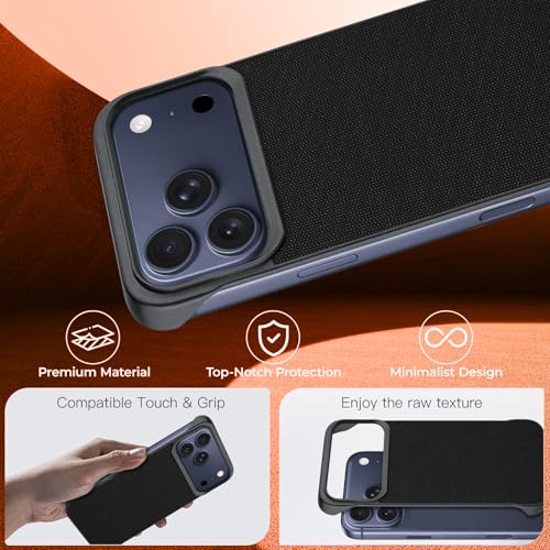 Phone Case Crafted for iPhone 17 Pro,Black - color: Black, size: iPhone 17 Pro