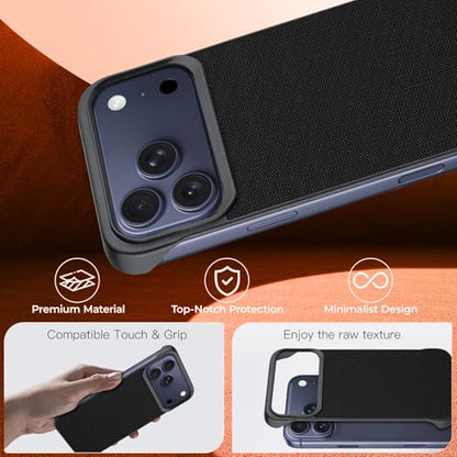 Phone Case Crafted for iPhone 17 Pro Max,Black - color: Black, size: iPhone 17 Pro Max