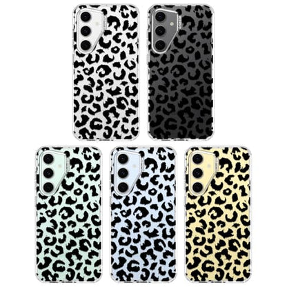 MOSNOVO Case for Samsung Galaxy S24 FE, [Buffertech 6.6ft Military-Grade Drop Protection] [Anti Peel Off Tech] Clear TPU Bumper Phone Case Cover Design - Black Leopard Print - color: Clear - Black Leopard Print, size: Samsung Galaxy S24 FE