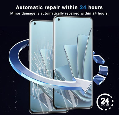 3+2 Pack Screen Protector for OnePlus 11 Flexible TPU Film (NOT Glass) with Tempered Glass Camera Lens Protector. Easy Installation, Self-Healing HD Clear Screen Protector