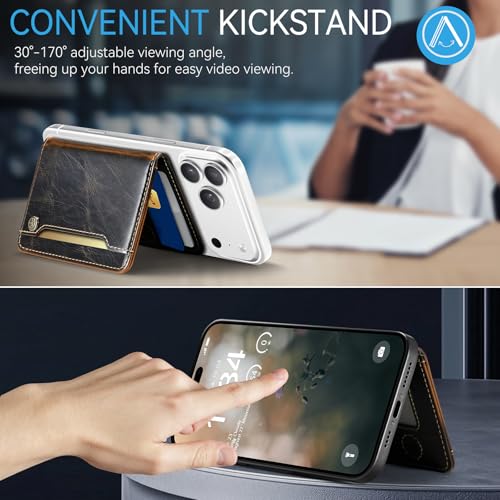 Vinich for MagSafe Wallet Magnetic RFID Blocking Card Holder, Luxury Coffee - color: Luxury Coffee