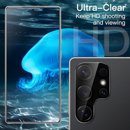 JETech Screen Protector for Galaxy S25 Ultra, 2+2 Pack - size: Galaxy S25 Ultra