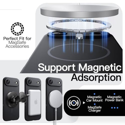 JETech Magnetic Slim Case for iPhone Air, Black - color: Black, size: iPhone Air