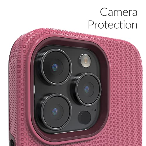 Crave Dual Guard for iPhone 14 Pro, Shockproof Protection Dual Layer Case for Apple iPhone 14 Pro (6.1") - Berry - color: Berry