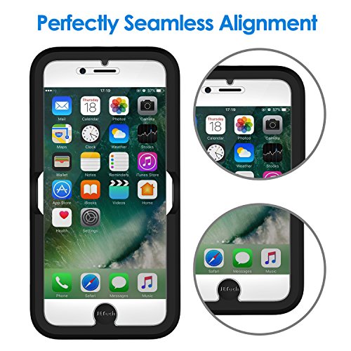 JETech Screen Protector for iPhone 8 Plus/7 Plus/6s Plus/6 Plus, 2-Pack - size: iPhone 8 Plus/7 Plus, iPhone 6S Plus/6 Plus