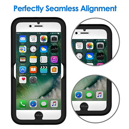 JETech Screen Protector for iPhone 8 Plus/7 Plus/6s Plus/6 Plus, 2-Pack - size: iPhone 8 Plus/7 Plus, iPhone 6S Plus/6 Plus