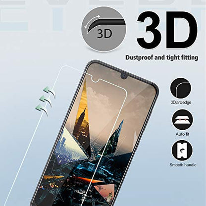Galaxy A50/A30/A20 Screen Protector, [2 Pack] HD-Clear Tempered Glass Screen Protector [9H Hardness][Bubble-Free][3D Glass] Screen Protector Glass For Samsung Galaxy A50/A30/A20 - size: Galaxy A50/A30/A20