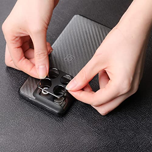 Ibywind Screen Protector For OnePlus 10T 5G(6.7 Inches),with 2Pcs Tempered Glass,1Pc Camera Lens Protector,1Pc Backing Carbon Fiber Film[Fingerprint Reader,Easy to install] - size: OnePlus 10T 6.7 inch