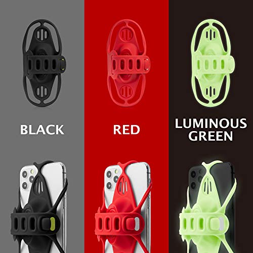 Bone Bike Tie Pro 4, Universal Bike Phone Stem Mount for 4.7"-7.2" Phones - color: Black - Bike Tie Pro 4