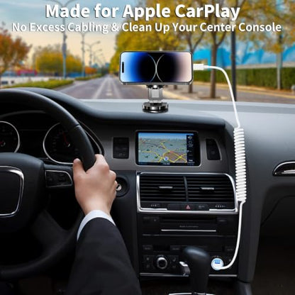 iPhone Car Charger Fast Charging【Apple MFi Certified】4.8A Car Phone Charger - color: Jet Black