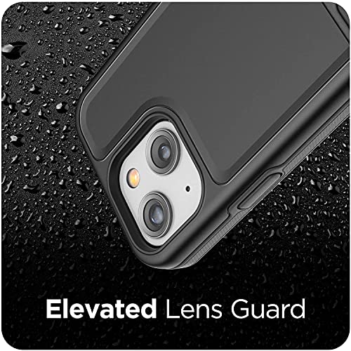 Encased Rebel Designed for iPhone 13 Belt Clip Case (2021) Protective Shockproof Case with Holster (Black) - color: Black, size: iPhone 13
