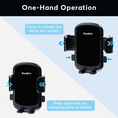 Car Phone Holder,2026 Military Grade,Strongest Suction, Heat Resistant Material, Universal Dashboard and Windshield Mount with Adjustable Suction Cup, Compatible with All Smartphones