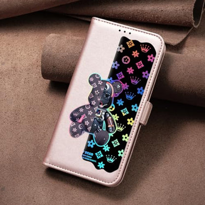 Case Compatible for UMIDIGI Power 5 Phone Case Flip Stand Cover [with Tempered Glass Screen Protector] JXX-Pink