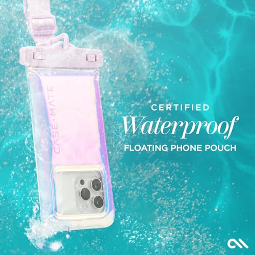 Case-Mate Soap Bubble IP68 Waterproof Phone Pouch - Iridescent - color: Iridescent