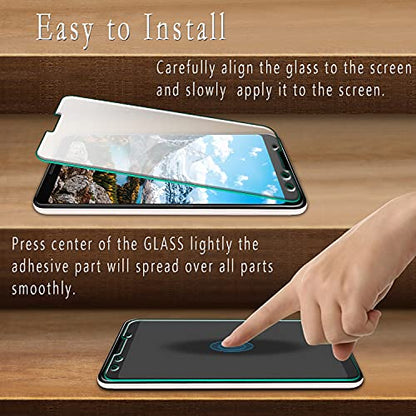 2 Pack Screen Protector for Google Pixel 3 5.5 inch Tempered Glass - color: Clear-Google Pixel 3