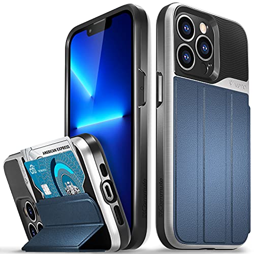 VENA vCommute for iPhone 13 Pro Wallet Case, Blue - color: Blue, size: iPhone 13 Pro